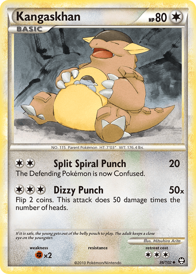 Kangaskhan — HS—Triumphant #36