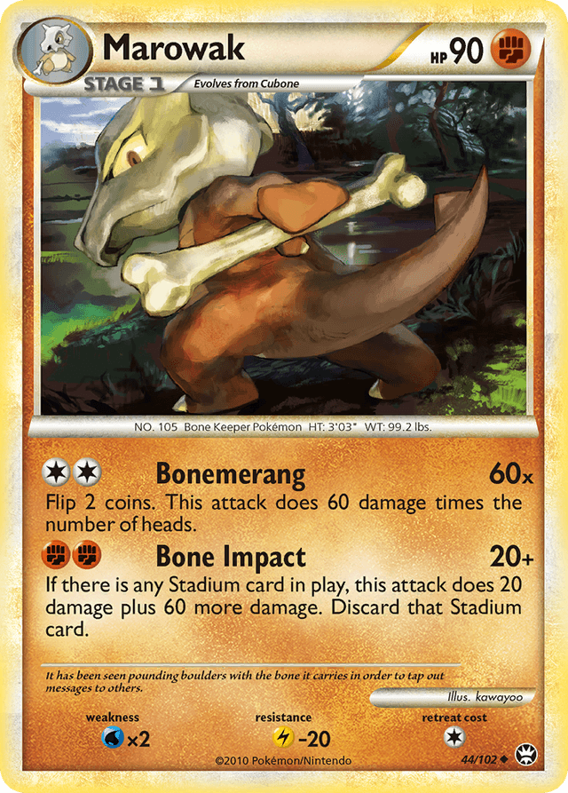 Marowak — HS—Triumphant #44