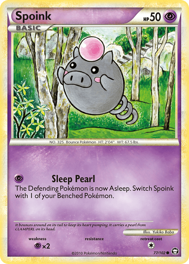 Spoink — HS—Triumphant #77