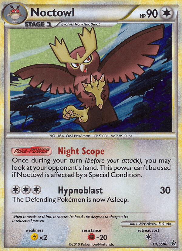Noctowl — HGSS Black Star Promos #HGSS06