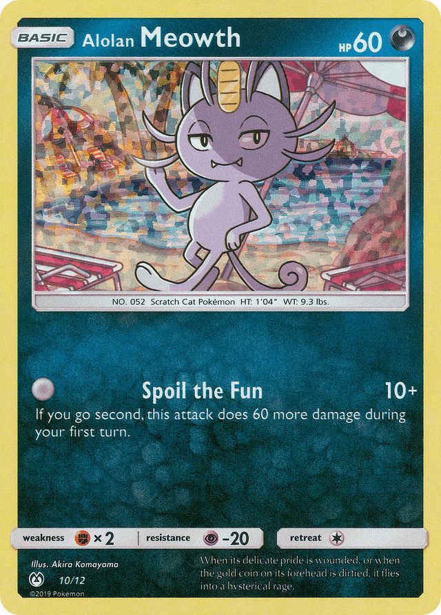 Alolan Meowth — McDonald's Collection 2019 #10