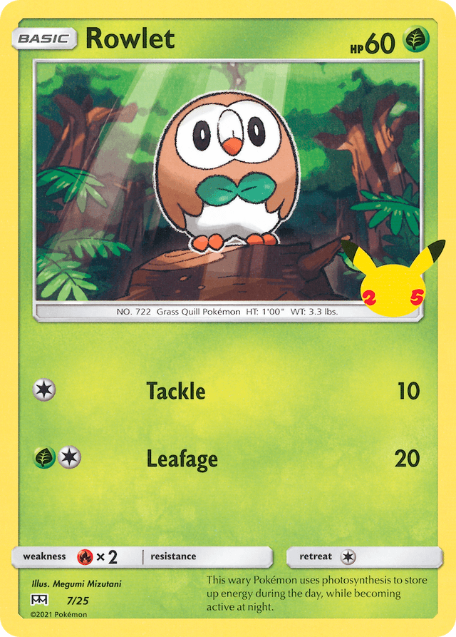 Rowlet — McDonald's Collection 2021 #7