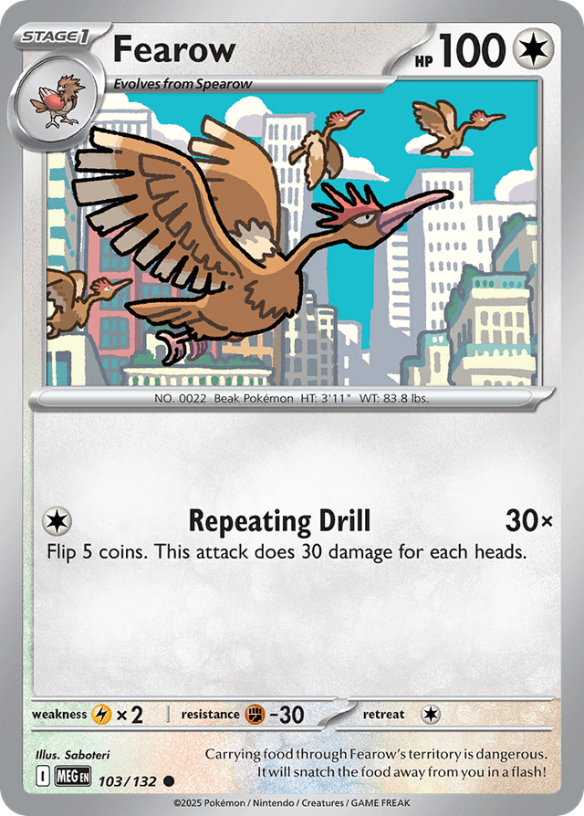 Fearow — Mega Evolution #103