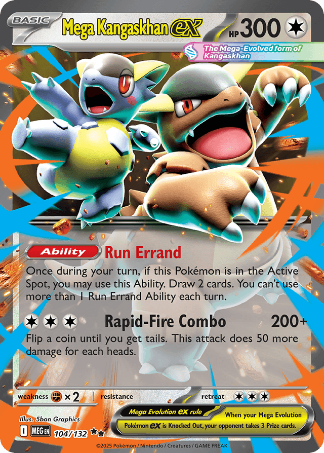 Mega Kangaskhan ex — Mega Evolution #104