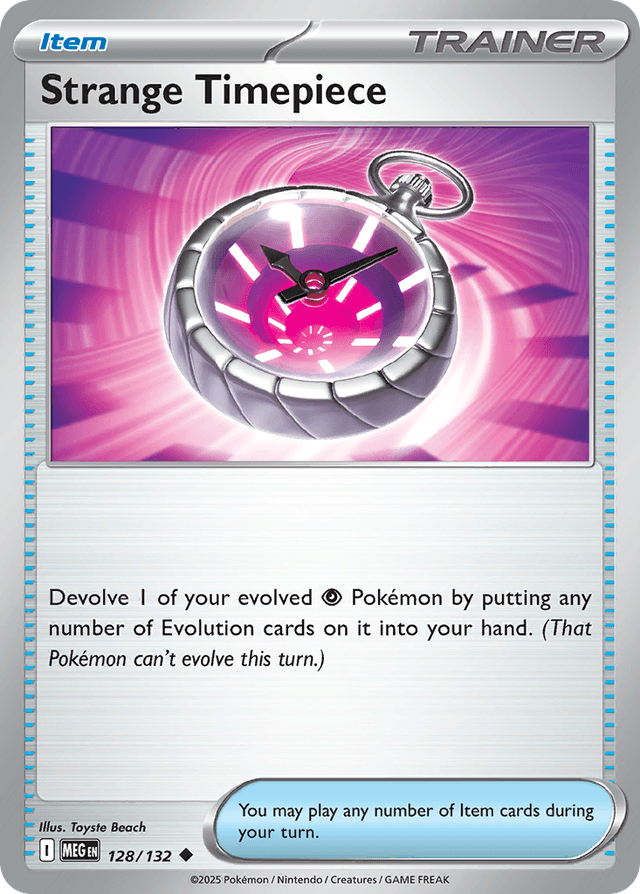 Strange Timepiece — Mega Evolution #128
