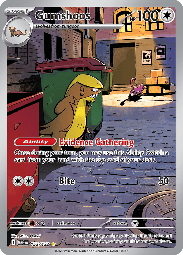 Gumshoos — Mega Evolution #153