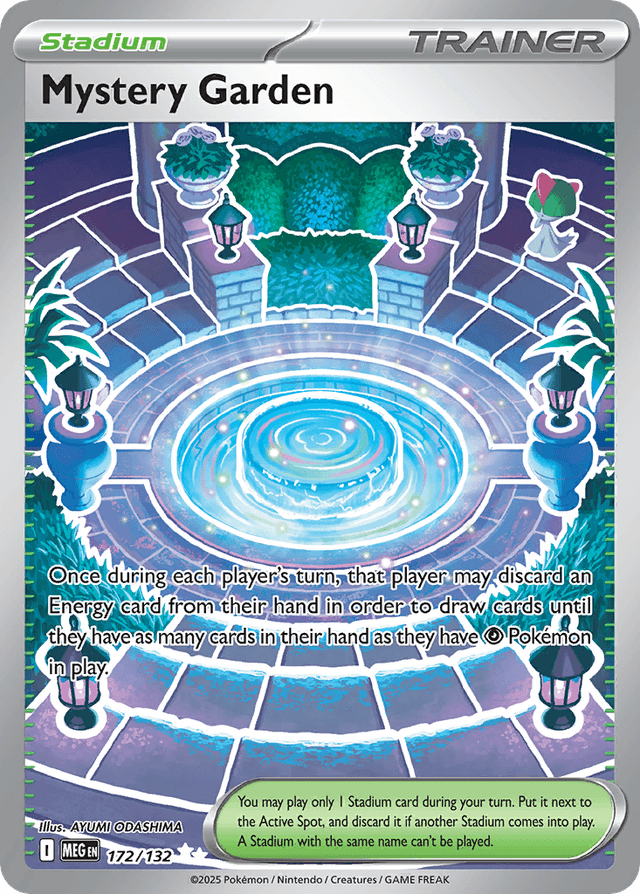 Mystery Garden — Mega Evolution #172