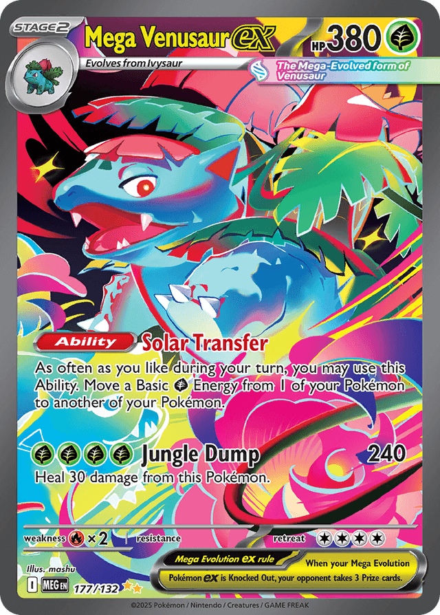 Mega Venusaur ex — Mega Evolution #177