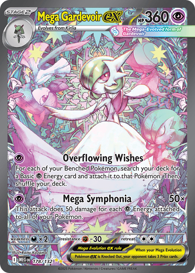 Mega Gardevoir ex — Mega Evolution #178