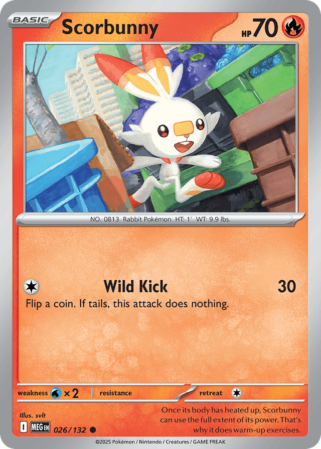 Scorbunny — Mega Evolution #26