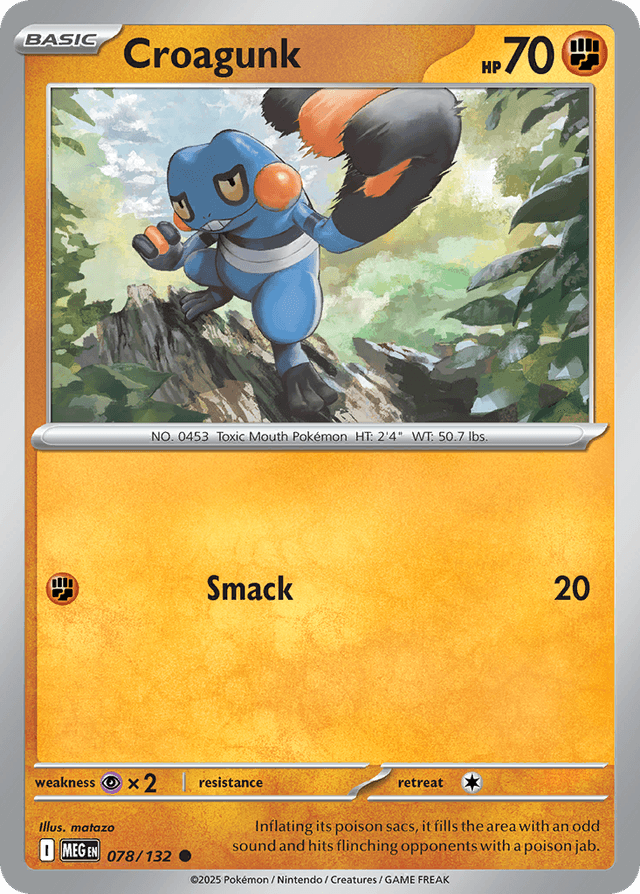 Croagunk — Mega Evolution #78