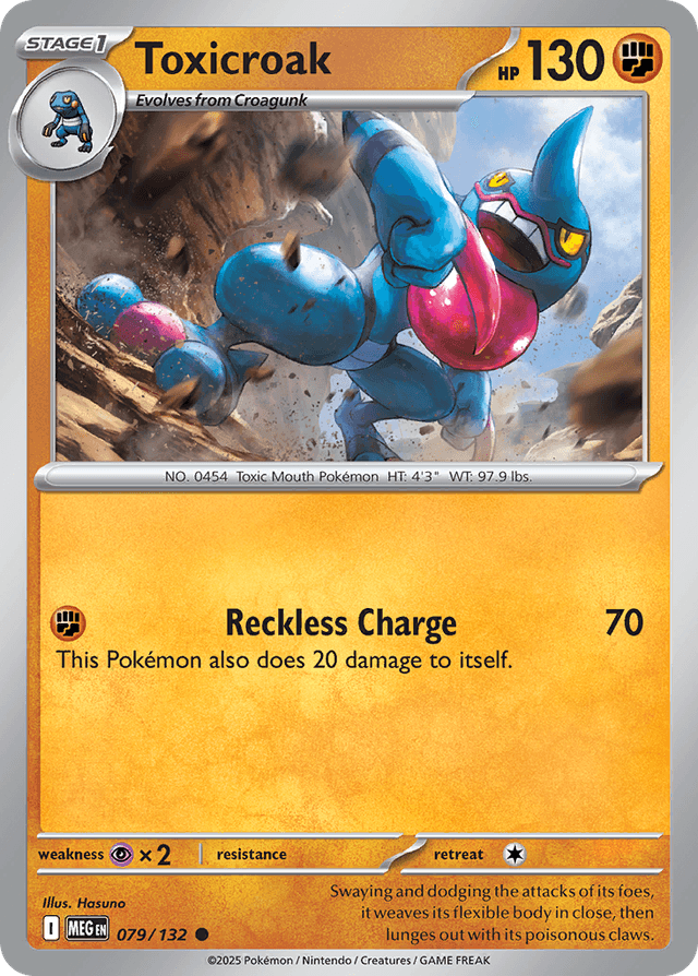 Toxicroak — Mega Evolution #79