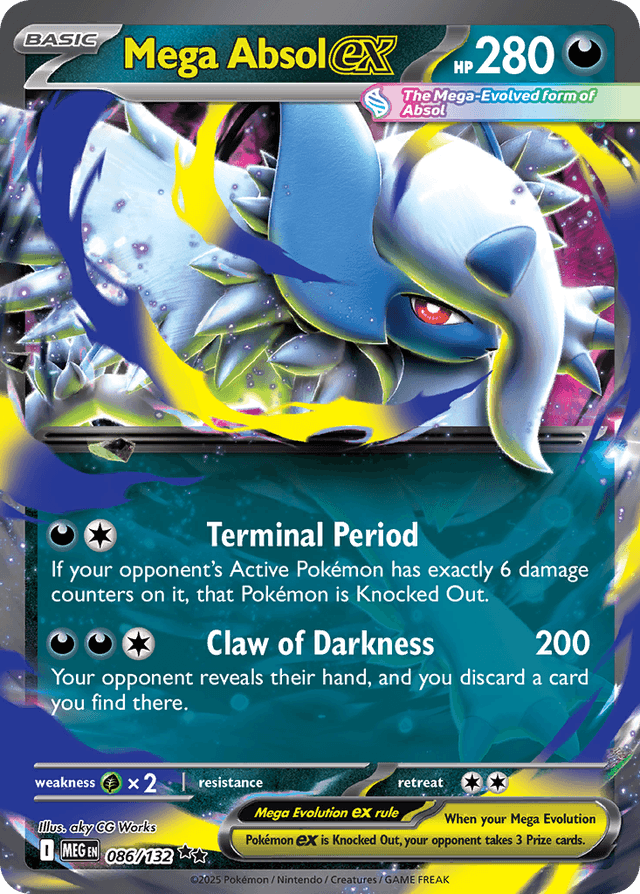 Mega Absol ex — Mega Evolution #86