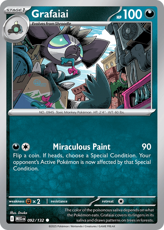 Grafaiai — Mega Evolution #92