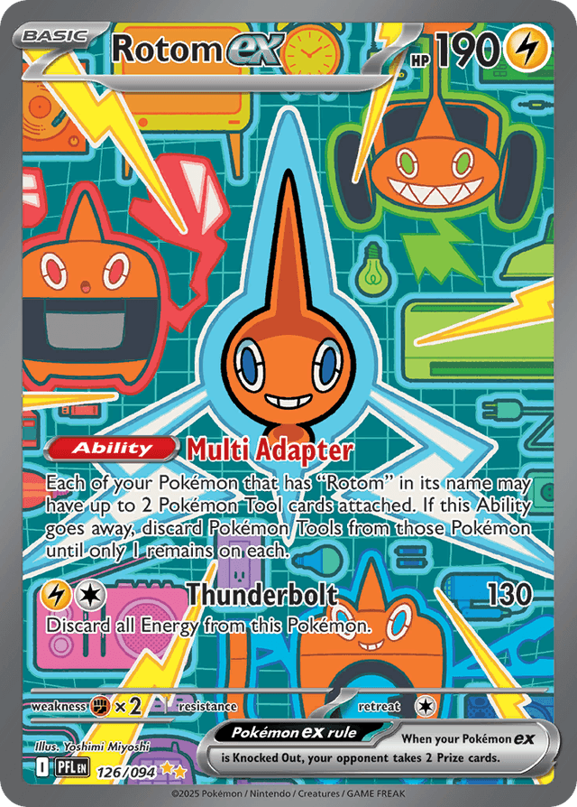 Rotom ex — Phantasmal Flames #126