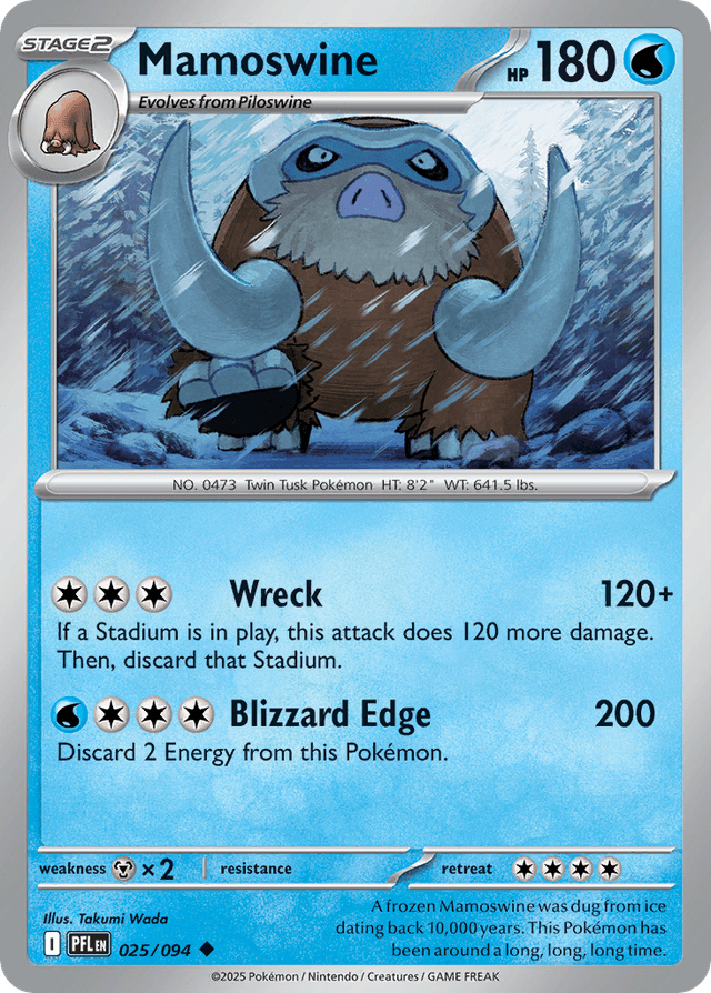 Mamoswine — Phantasmal Flames #25
