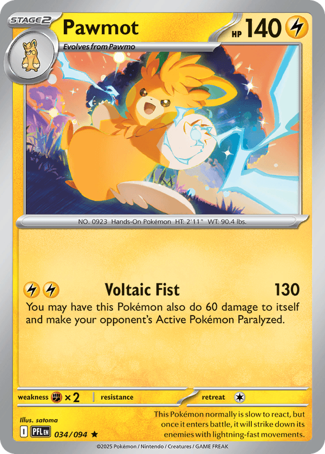 Pawmot — Phantasmal Flames #34