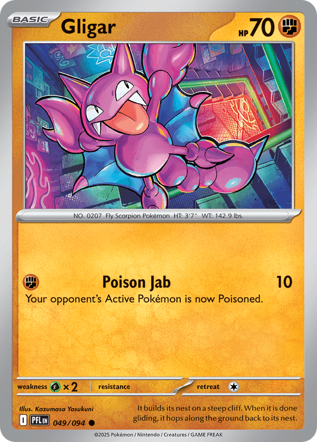 Gligar — Phantasmal Flames #49