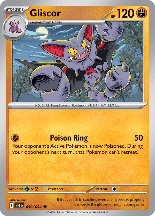 Gliscor — Phantasmal Flames #50