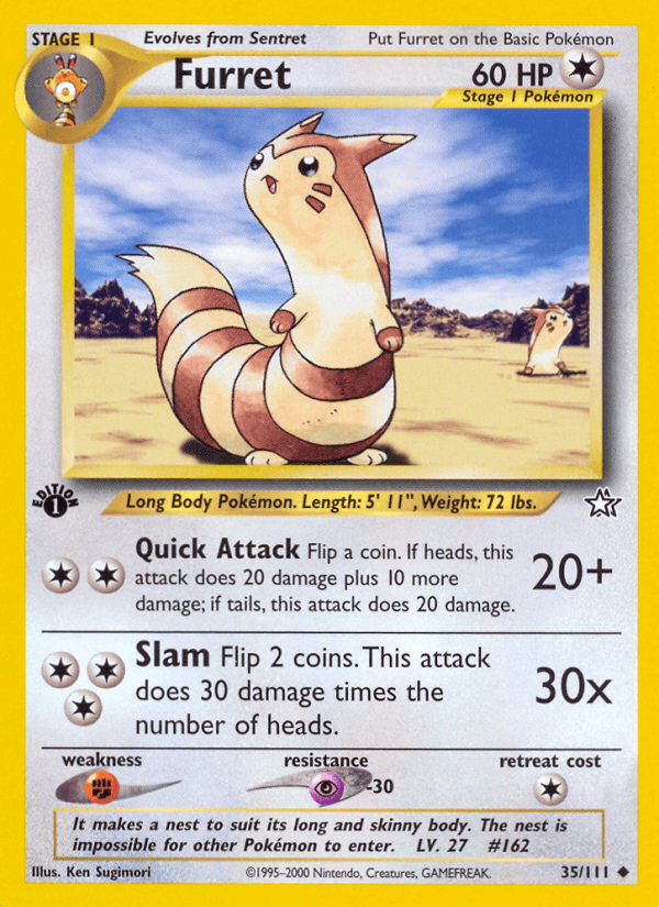 Furret — Neo Genesis #35