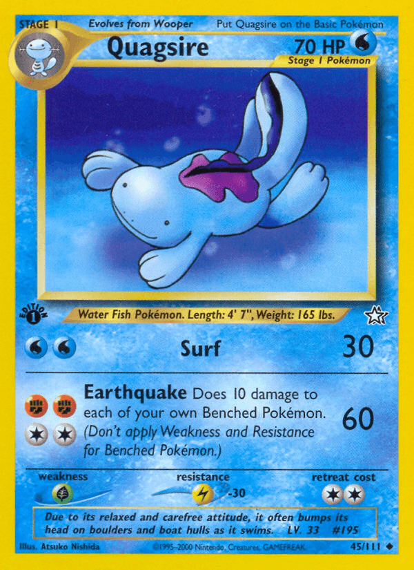 Quagsire — Neo Genesis #45