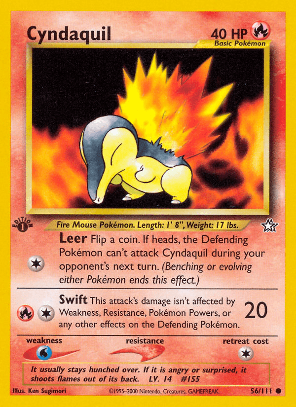 Cyndaquil — Neo Genesis #56