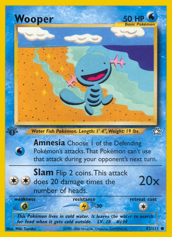 Wooper — Neo Genesis #82