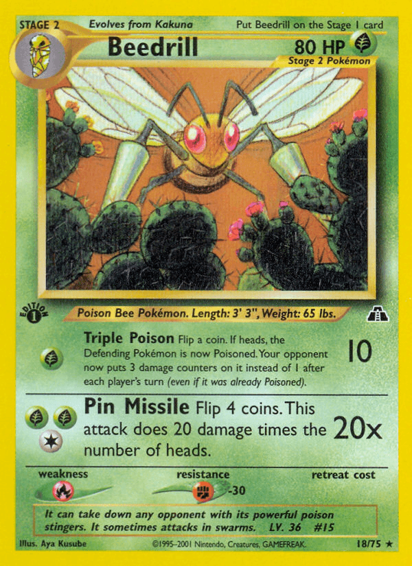 Beedrill — Neo Discovery #18