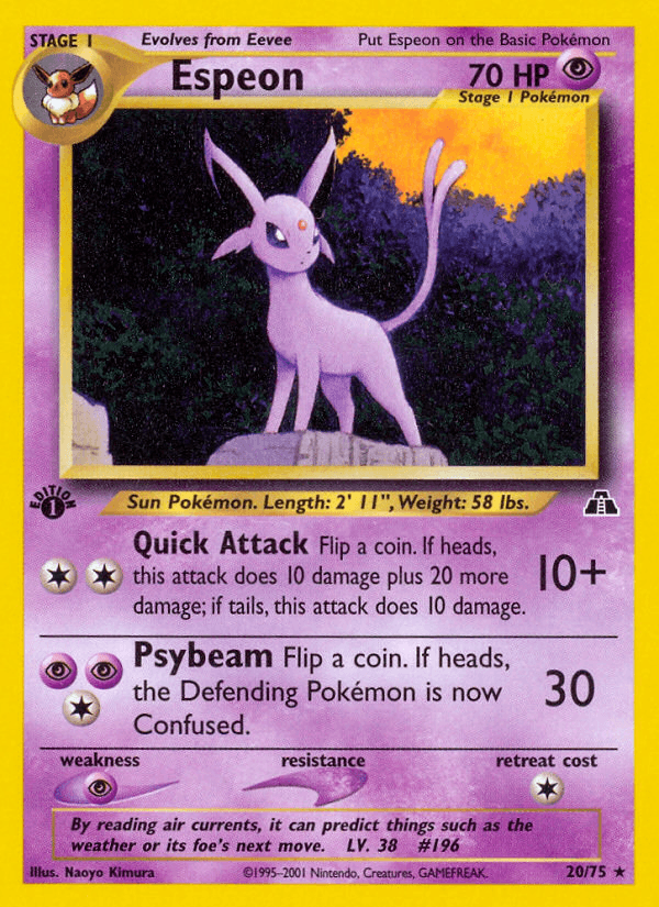 Espeon — Neo Discovery #20