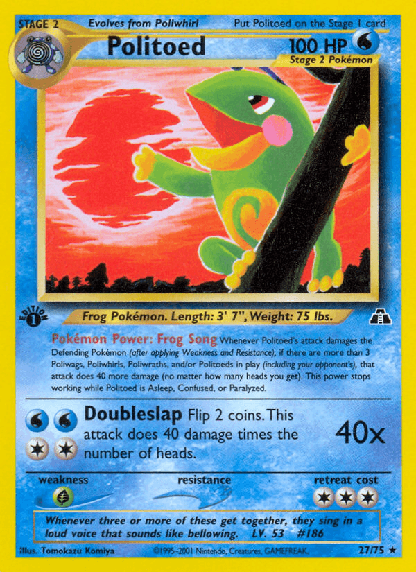 Politoed — Neo Discovery #27