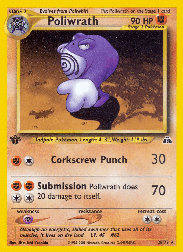 Poliwrath — Neo Discovery #28