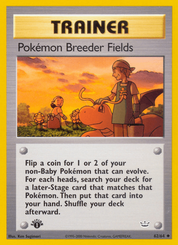 Pokémon Breeder Fields — Neo Revelation #62