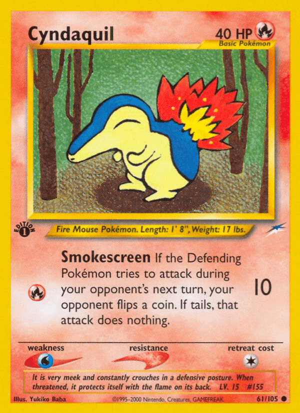 Cyndaquil — Neo Destiny #61