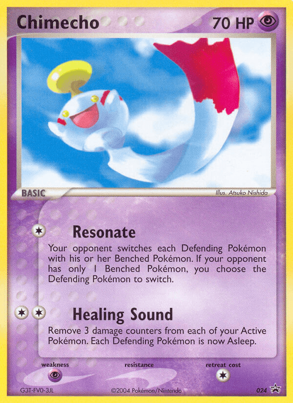 Chimecho — Nintendo Black Star Promos #24