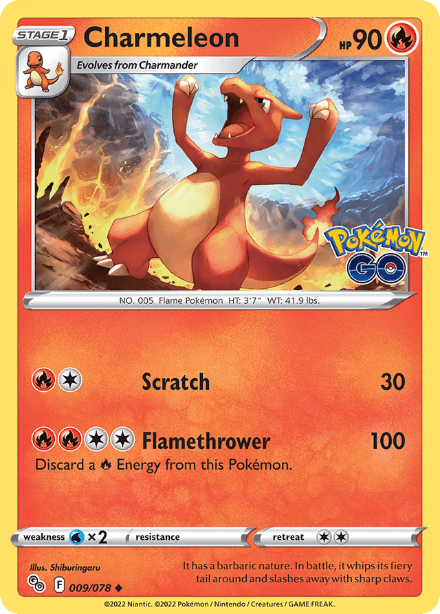Charmeleon — Pokémon GO #9