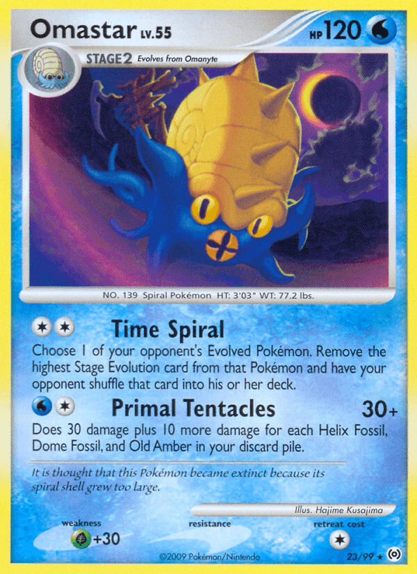 Omastar — Arceus #23