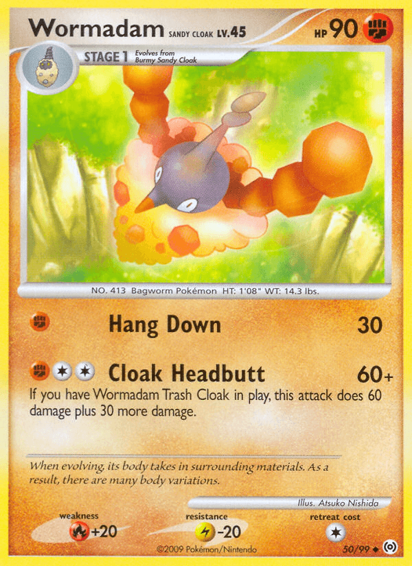 Wormadam Sandy Cloak — Arceus #50