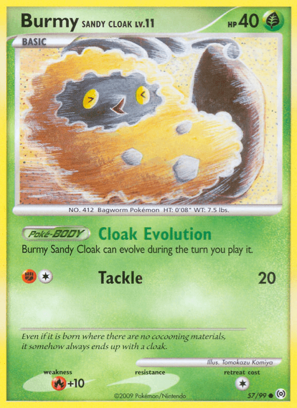 Burmy Sandy Cloak — Arceus #57