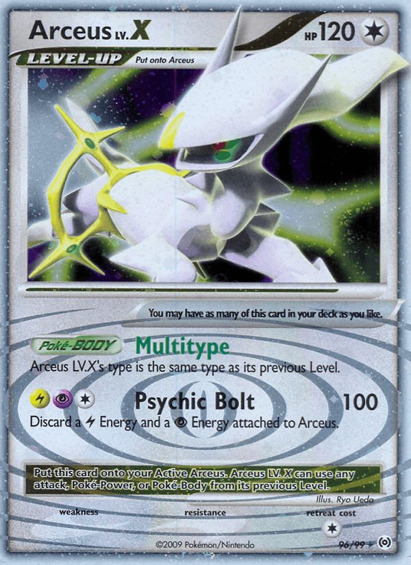 Arceus LV.X — Arceus #96