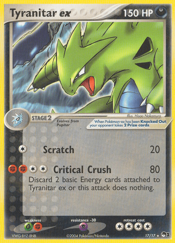 Tyranitar ex — POP Series 1 #17