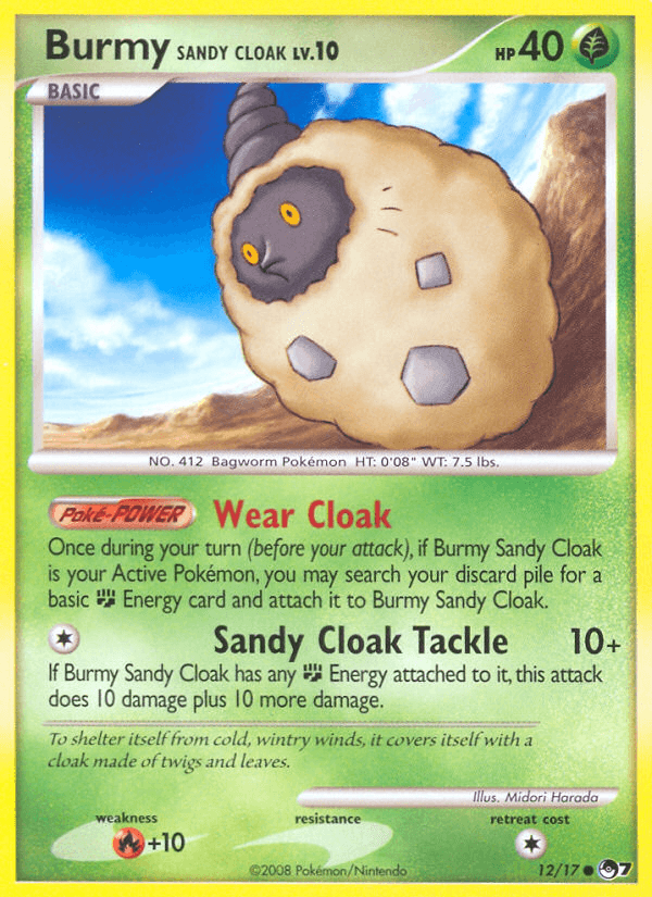 Burmy Sandy Cloak — POP Series 7 #12