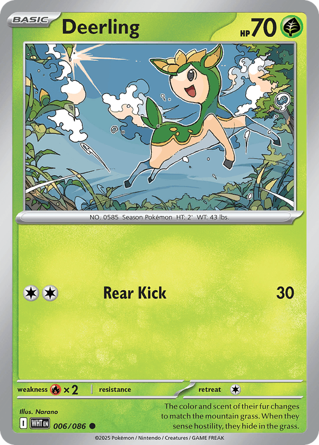 Deerling — White Flare #6