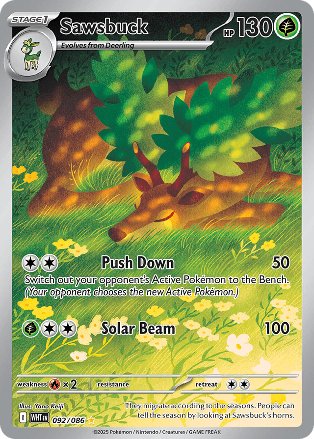 Sawsbuck — White Flare #92