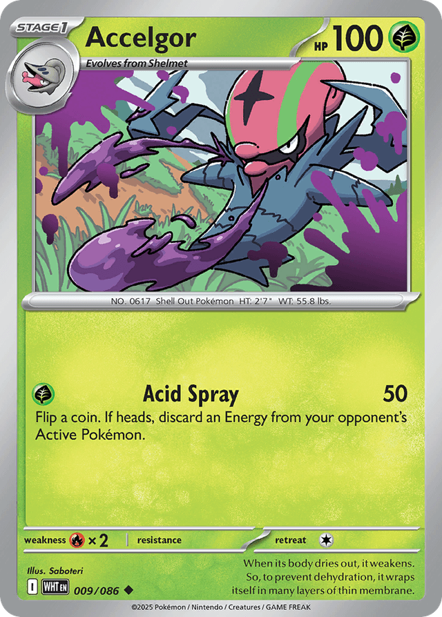 Accelgor — White Flare #9