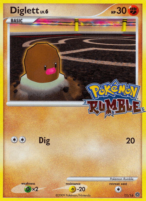 Diglett — Pokémon Rumble #11