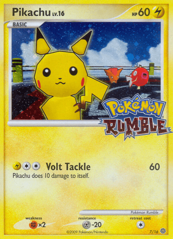 Pikachu — Pokémon Rumble #7