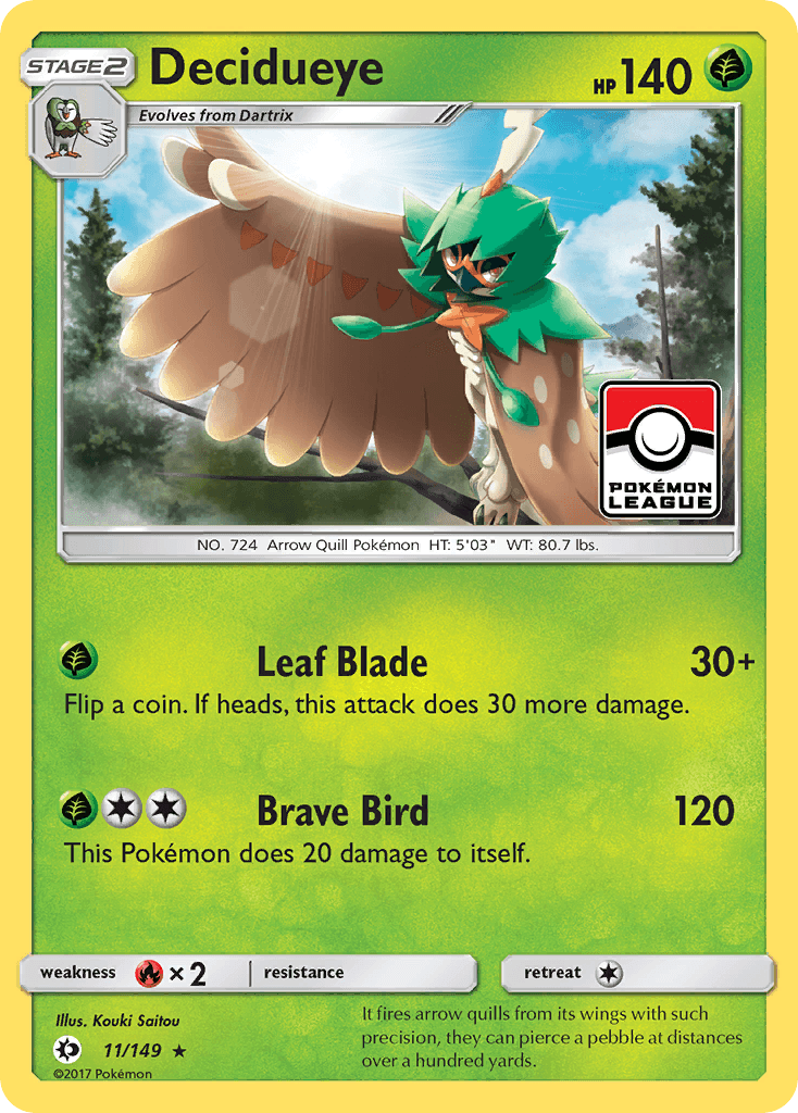 Decidueye — Sun & Moon #11