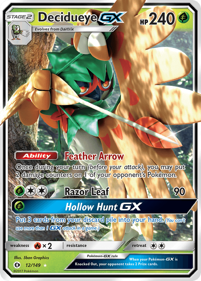 Decidueye-GX — Sun & Moon #12