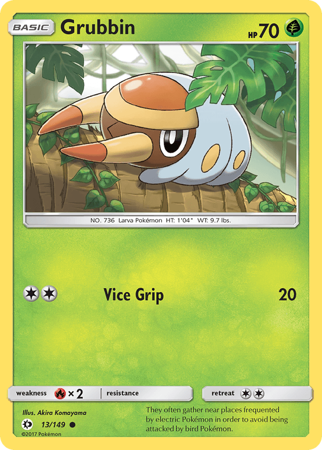 Grubbin — Sun & Moon #13