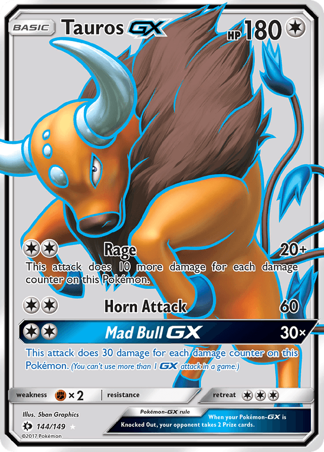 Tauros-GX — Sun & Moon #144